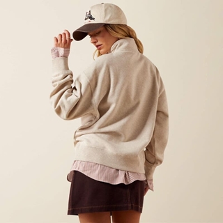 Sudadera ARIAT cremallera corta caballos - Imagen 2